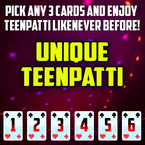 Unique Teenpatti Unique Teenpatti game at WinMatch555